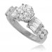 1.93 CT Women's Round Cut Diamond Engagement Ring 14 K
